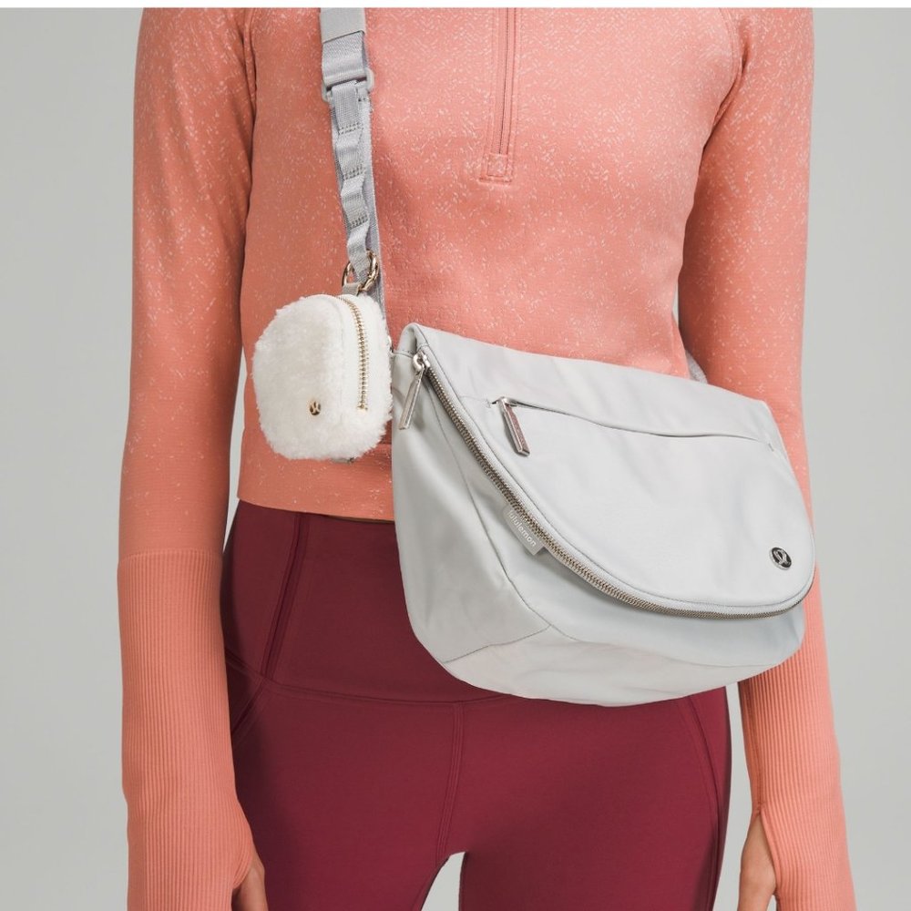 NWT Lululemon All Night Festival Bag 5L Zip Top Grey